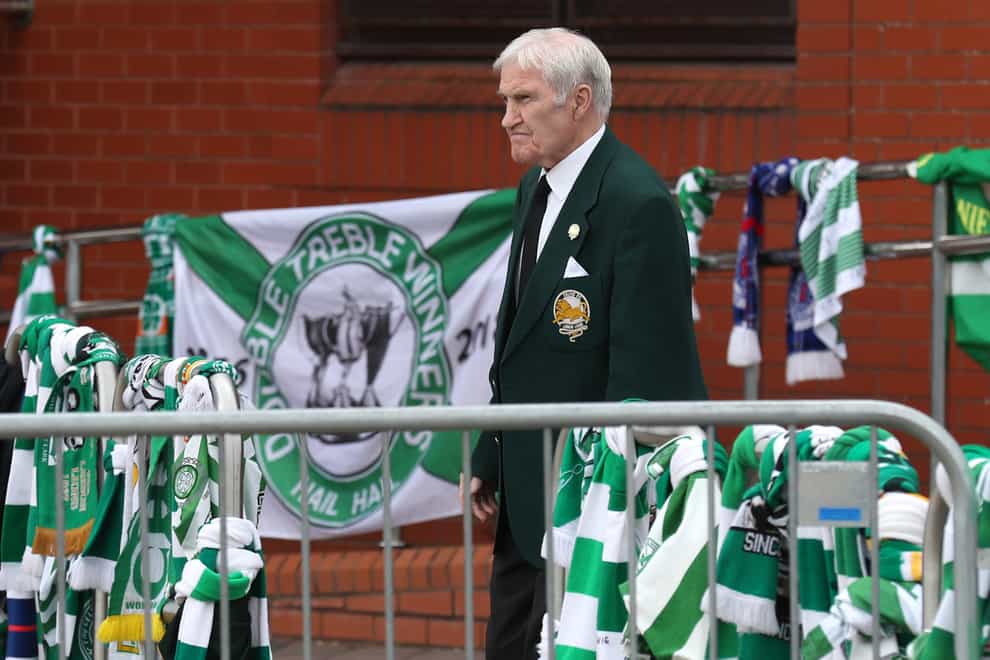 Celtic great Bertie Auld passed away on Sunday (Andrew Milligan/PA)