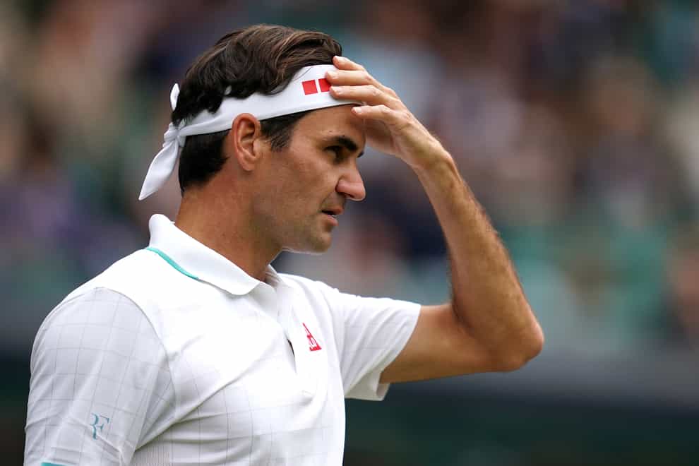 Roger Federer says he is “extremely unlikely” to be fit for next year’s Wimbledon (John Walton/PA)