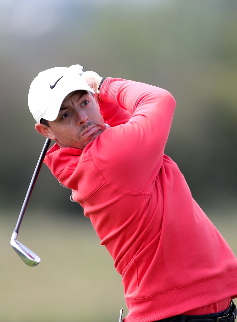 Rory McIlroy holds a two-shot lead after day one of the DP World Tour Championship (Richard Sellers/PA)