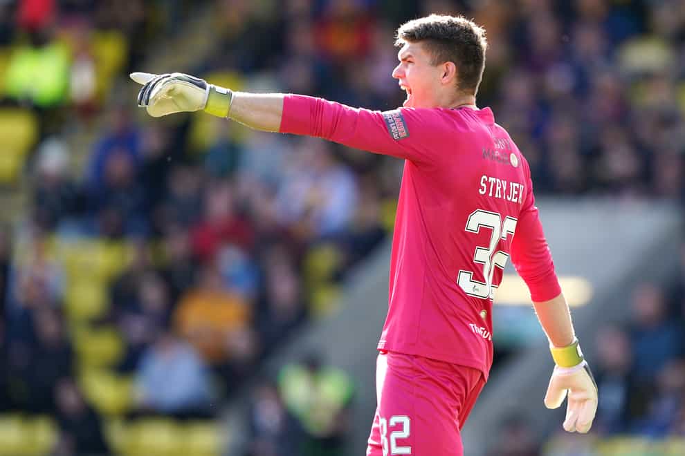 Livingston goalkeeper Max Stryjek has signed a new deal (Andrew Milligan/PA)