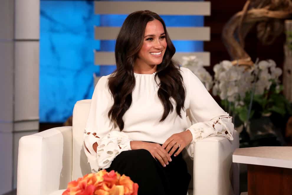 Meghan spoke about parenthood and life in the US (Michael Rozman/Warner Bros)