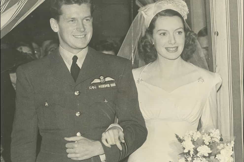 Fighter pilot squadron leader Tony Bartley married film star Deborah Kerr (Dix Noonan Webb/PA)