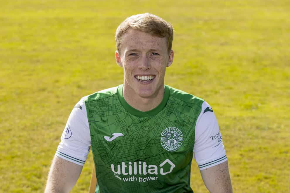 Jake Doyle-Hayes has signed a new deal with Hibernian. (Alan Rennie/PA)