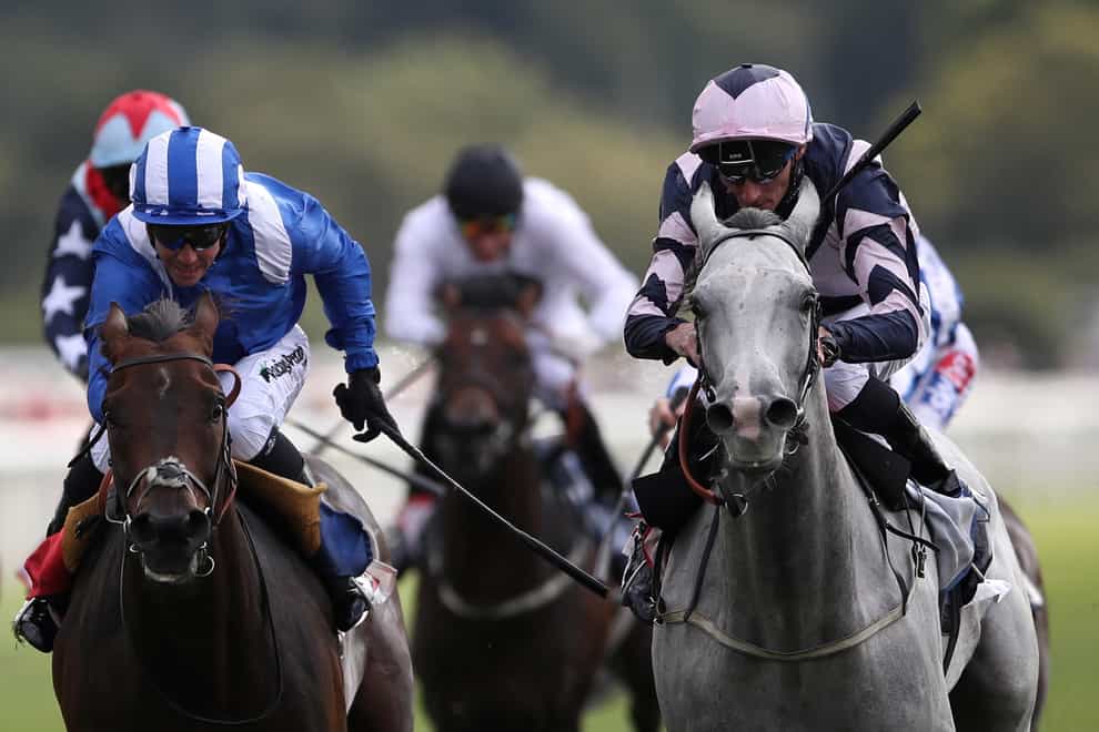 Lord Glitters (right) at York (Tim Goode/PA)