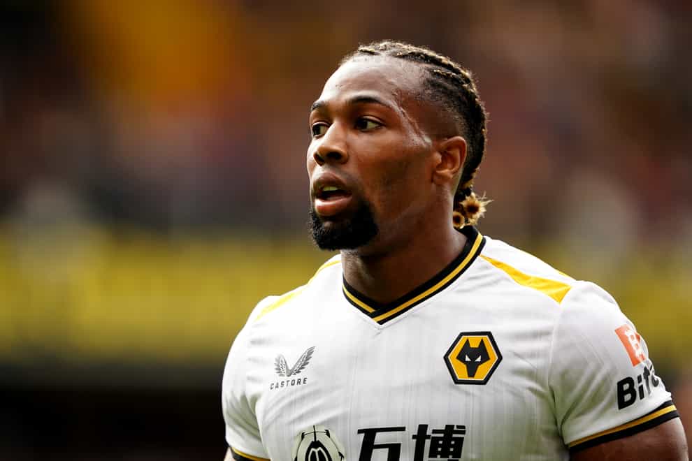 Wolves winger Adama Traore is pushing for a recall to the starting line-up against West Ham (Zac Goodwin/PA)