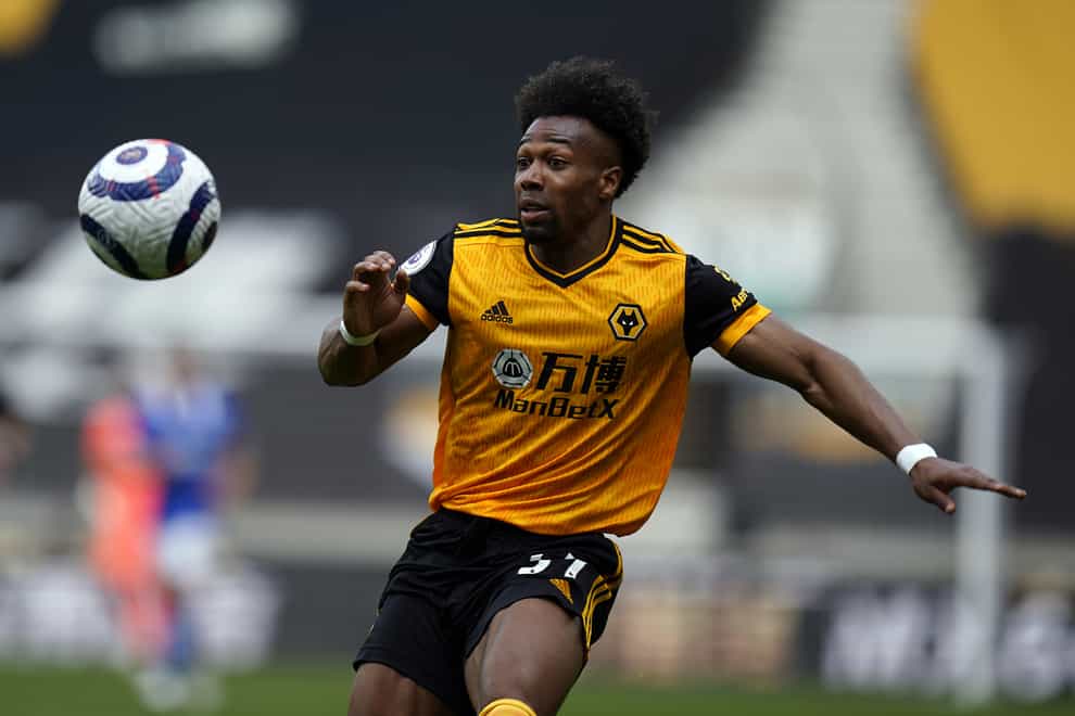 Wolves boss Bruno Lage has called for Adama Traore to be more consistent (Tim Keeton/PA)