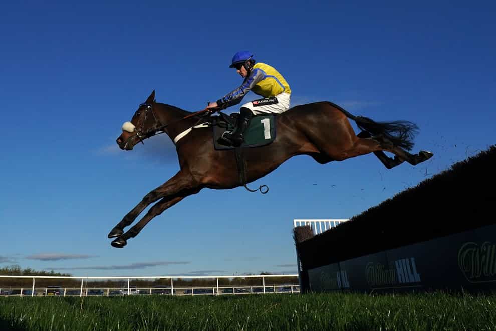 Minella Trump and Brian Hughes in action at Catterick (Tim Goode/PA)