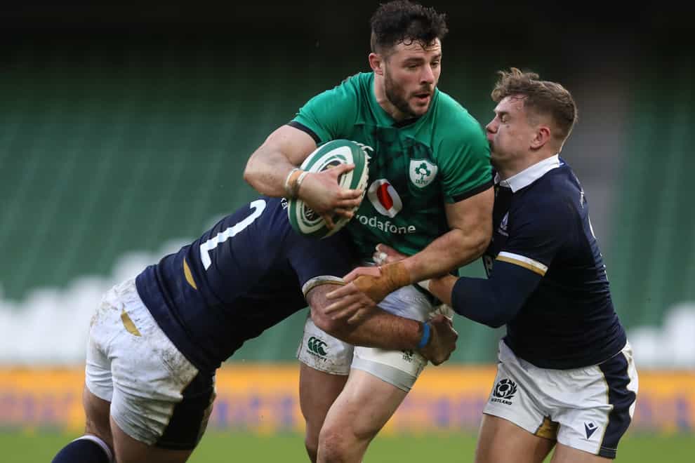Robbie Henshaw has overcome a foot injury (Brian Lawless/PA)