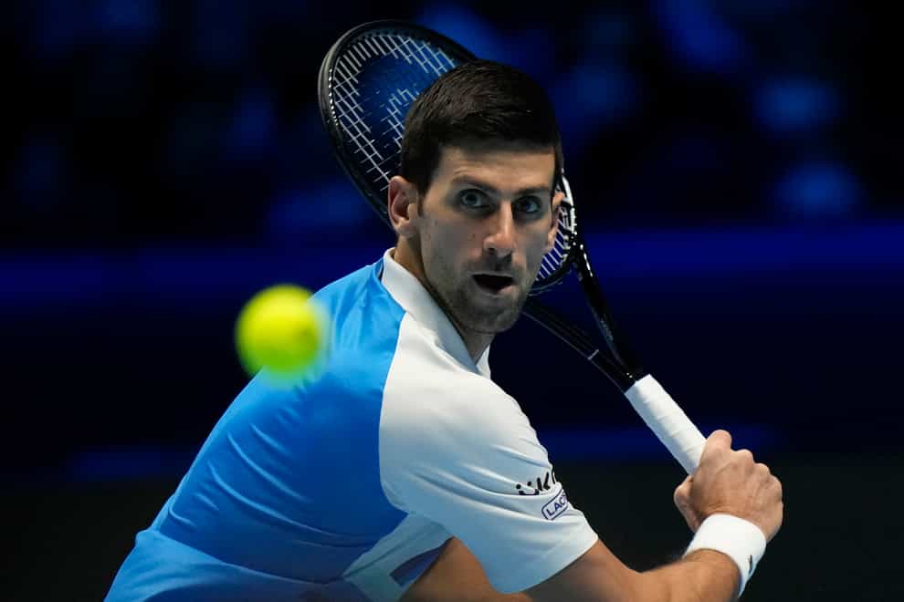 Novak Djokovic’s participation in the Australian Open is in doubt (Luca Bruno/PA)