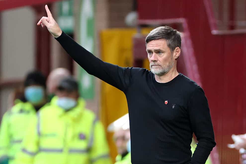 Motherwell boss Graham Alexander’s pep talk with Connor Shields paid off (Steve Welsh/PA)