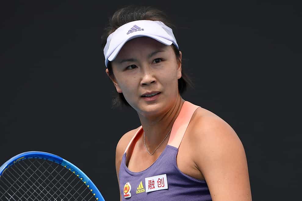 Peng Shuai played for China at three Olympics from 2008 to 2016 (Andy Brownbill/AP)