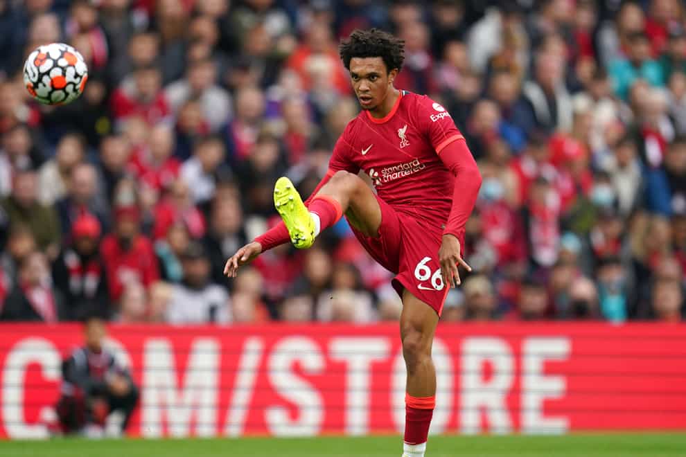 Liverpool’s Trent Alexander-Arnold wants to write his name in the club’s history books (Nick Potts/PA)