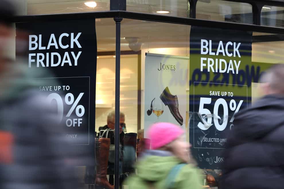 Black Friday sales (Gareth Fuller/PA)