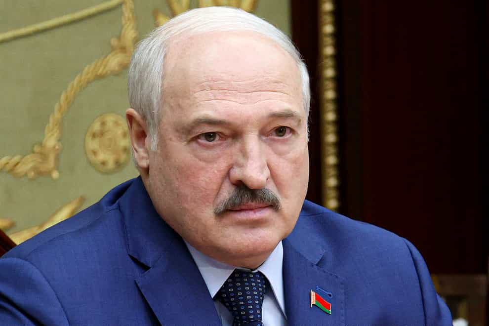 Belarusian president Alexander Lukashenko (Nikolay Petrov/BelTA Pool Photo via AP)