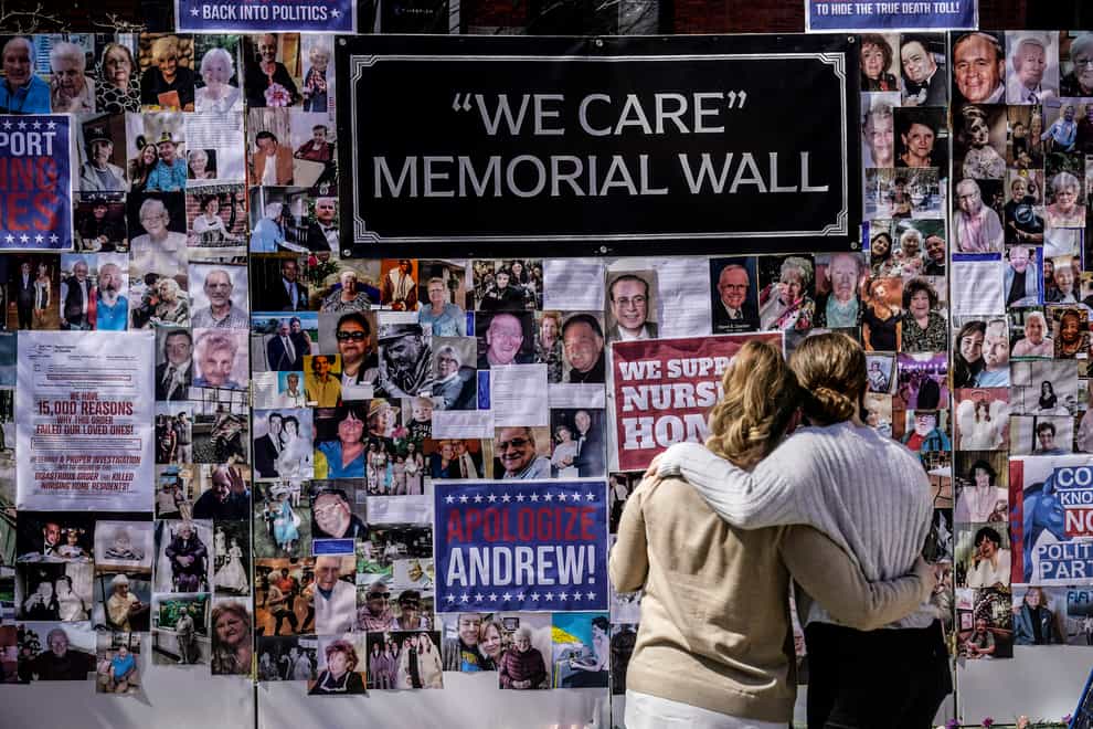 The report also found that Andrew Cuomo’s administration had misrepresented how many nursing home residents had died of Covid-19 (Seth Wenig/AP)