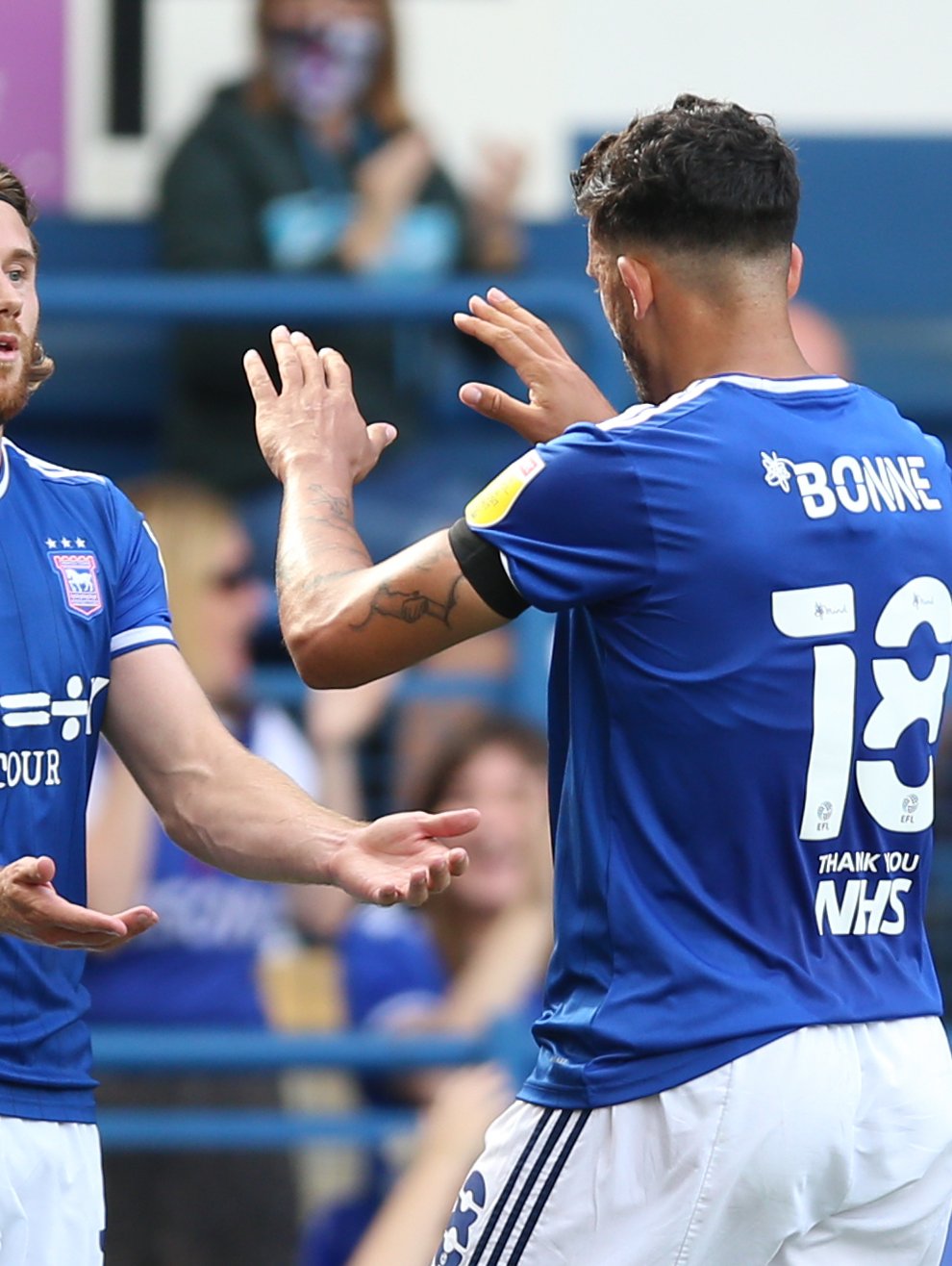 Wes Burns is out for Ipswich (Nigel French/PA)