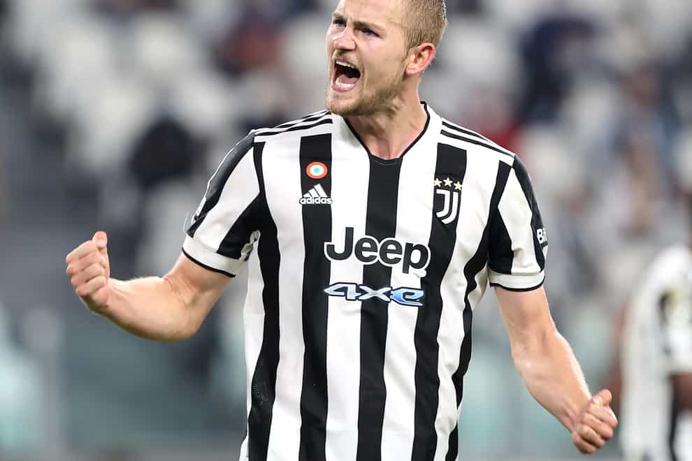 Matthijs De Ligt, pictured, insists Juventus’ Champions League aspirations are more important than his long-term future in Italy (Fabrizio Carabelli/PA)
