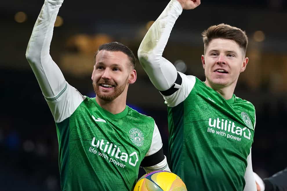 Hibernian reached the final after beating Rangers on Sunday (Andrew Milligan/PA)