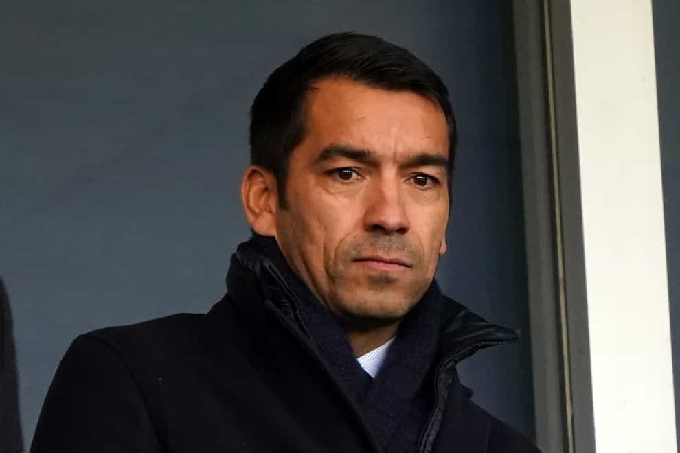 Giovanni Van Bronckhorst takes charge of Rangers for the first time against Sparta Prague on Thursday (Andrew Milligan/PA)