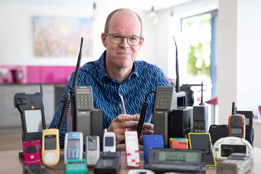 Ben Wood, founder of the Mobile Phone Museum (Mobile Phone Museum/Vodafone/PA)