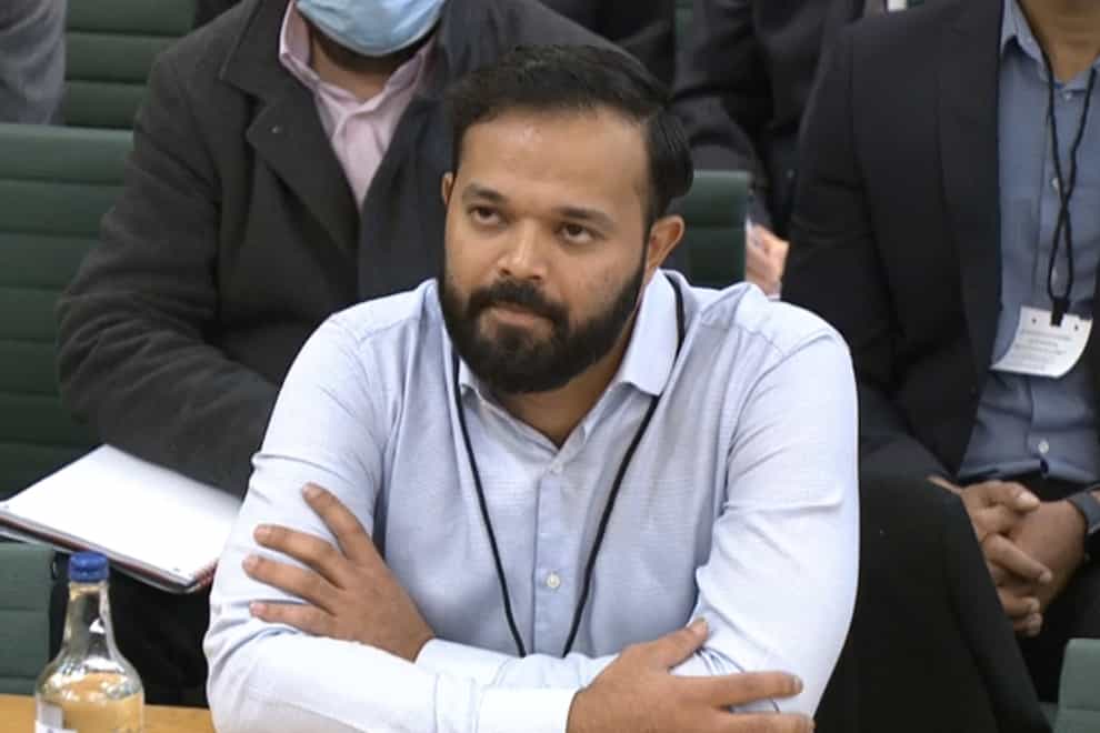 Azeem Rafiq’s decision to speak out about racism has led others within cricket to go public about the abuse they had suffered (House of Commons/PA)