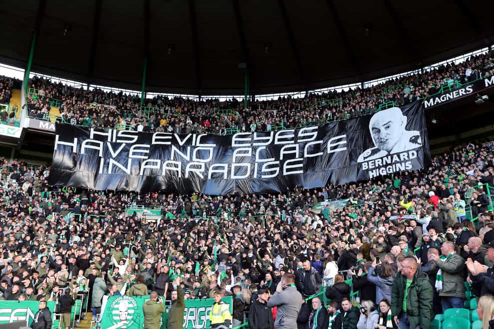 Celtic fans are opposed to the appointment of Bernard Higgins (Robert Perry/PA)