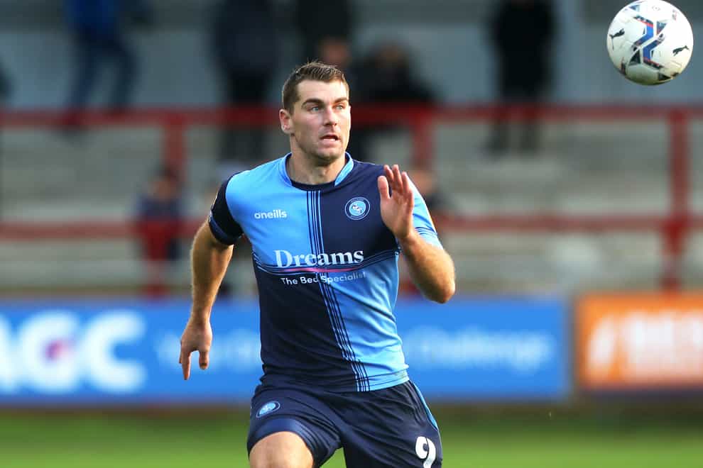 Sam Vokes opened the scoring for Wycombe (Tim Markland/PA)
