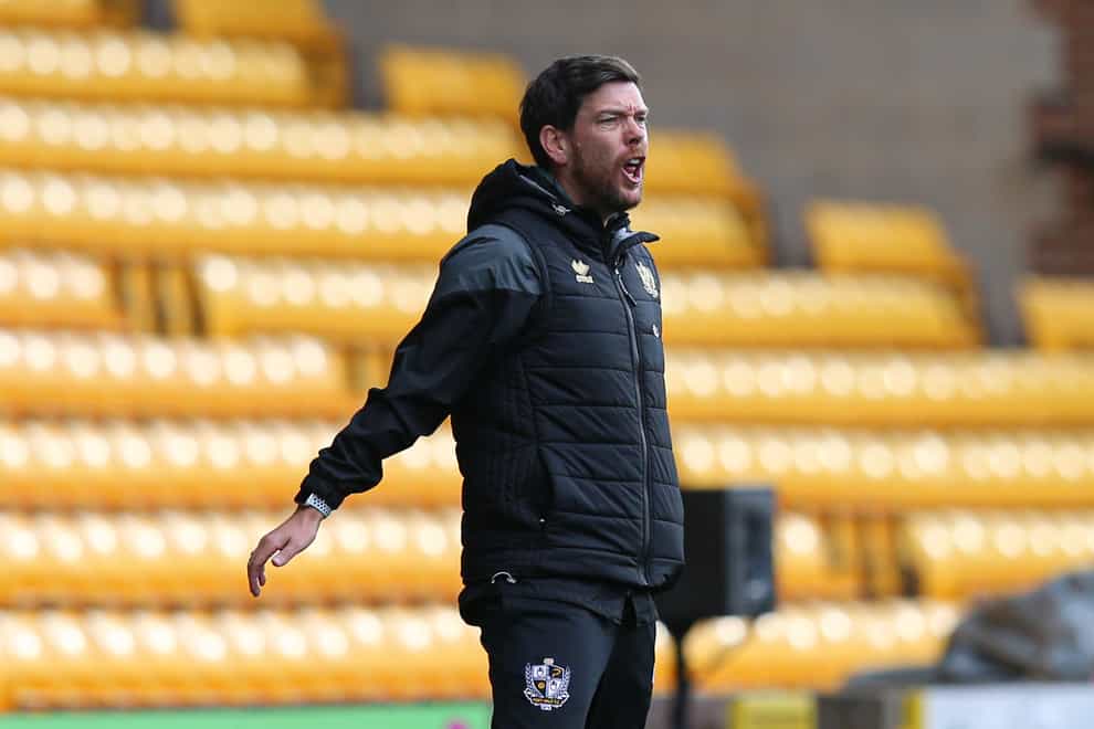 Port Vale manager Darrell Clarke was frustrated with his side’s display (Isaac Parkin/PA)