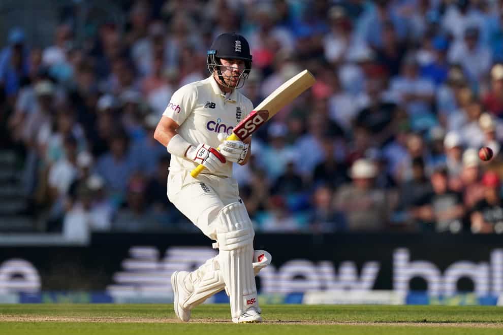England’s Rory Burns was due to resume batting before the day’s play was washed out (Adam Davy/PA)