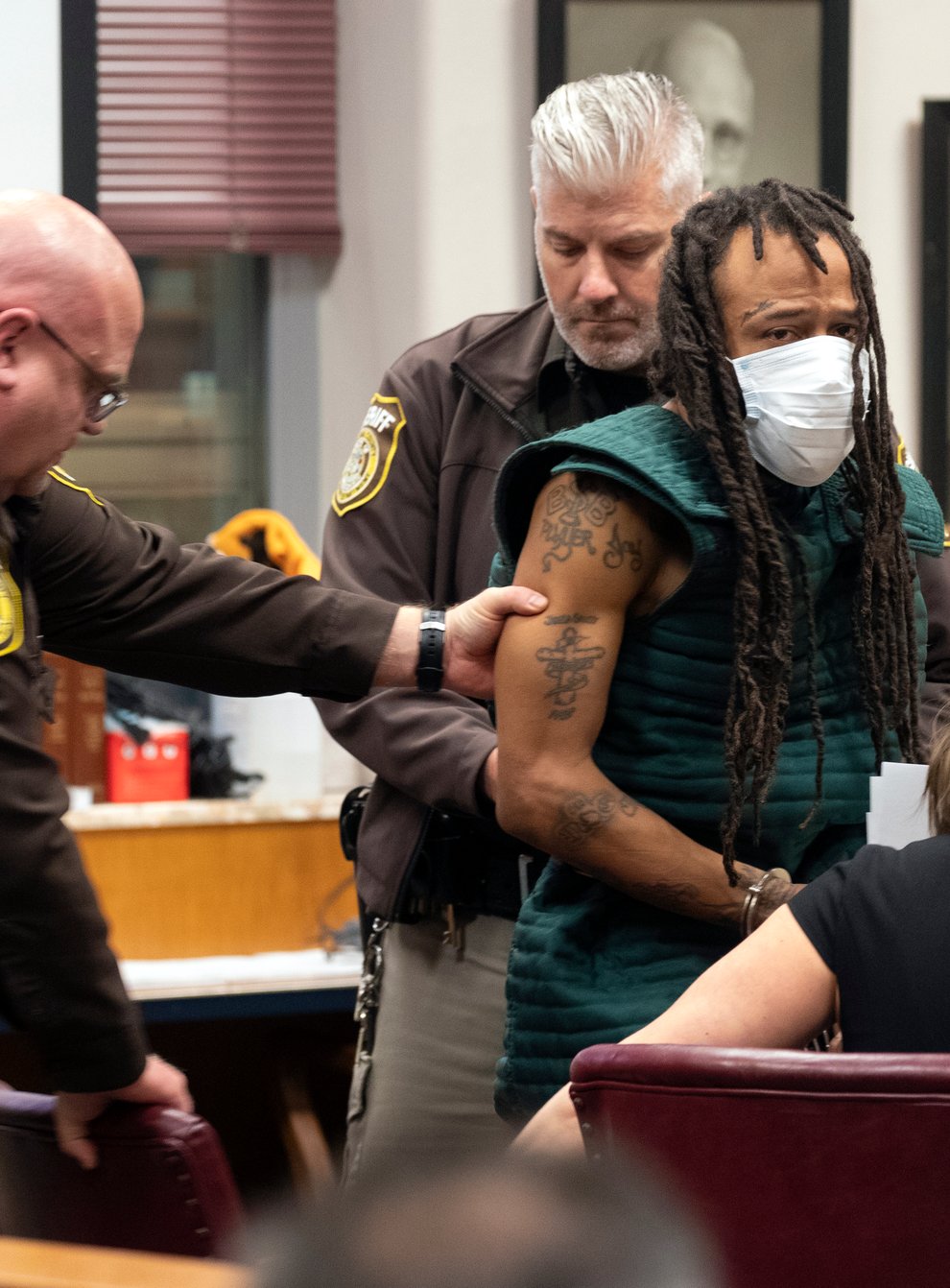 Prosecutors in Wisconsin have charged Darrell Brooks with intentional homicide in the deaths of at least five people who were killed when an SUV was driven into a Christmas parade. (Mark Hoffman/Milwaukee Journal-Sentinel/AP, Pool)