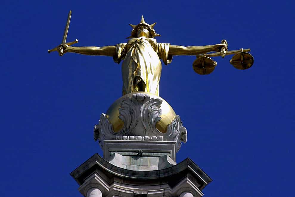 The Scales of Justice on top of the Old Bailey (PA)