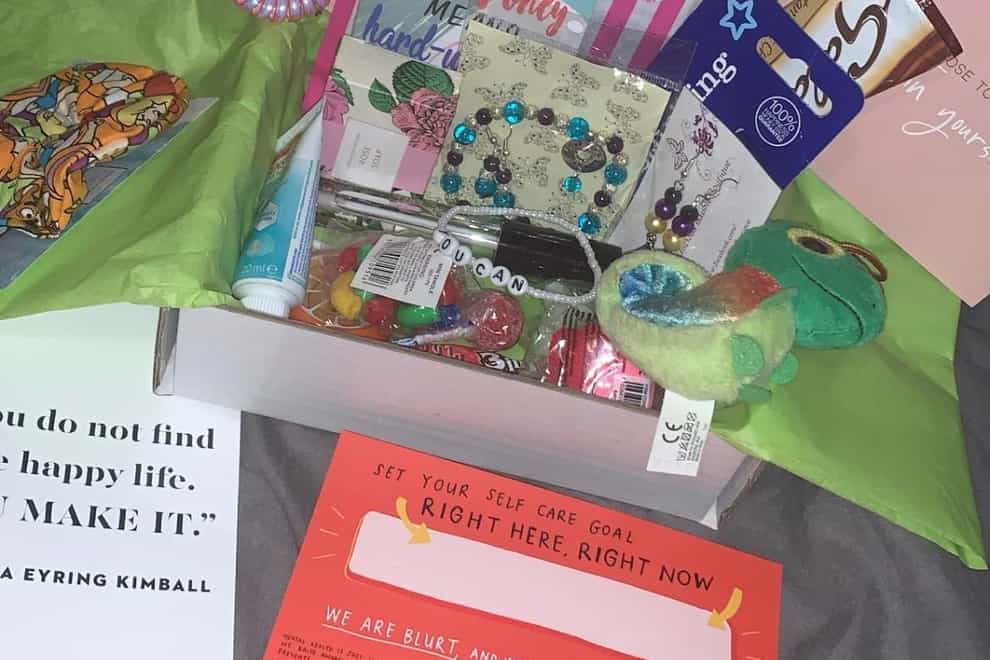 Ms Rose said she wants her Positivity Boxes to remind people ‘that they are wanted’ (Alice Rose)