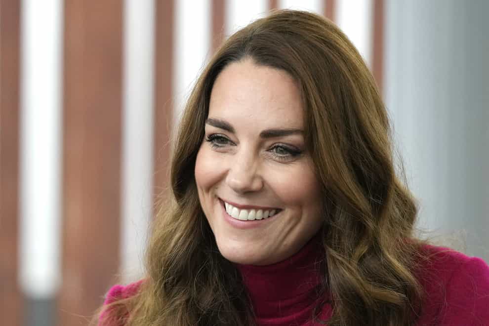 The Duchess of Cambridge during a visit to Nower Hill High School in Harrow (Kirsty Wigglesworth/PA)