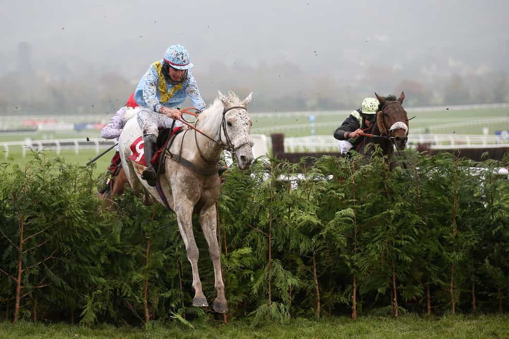 Diesel D’Allier ridden by Charlie Deutsch during the Glenfarclas Cross Country Handicap Chase during the 2019 November Meeting (Nigel French/PA)