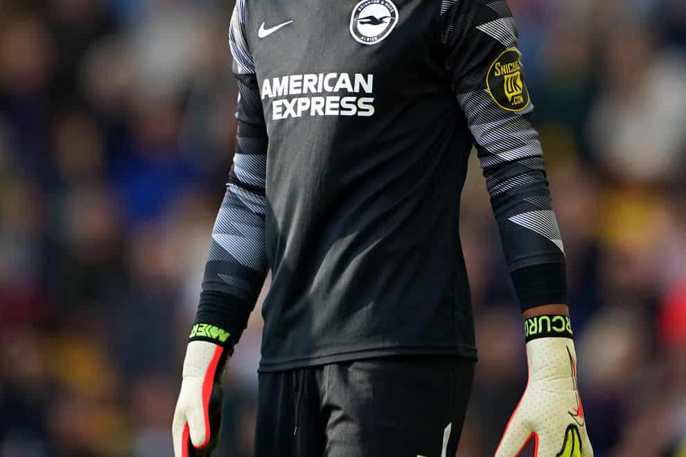 Brighton goalkeeper Robert Sanchez is available again following suspension (Joe Giddens/PA)