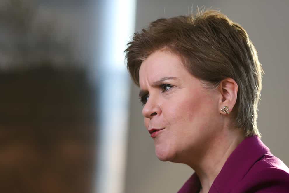 First Minister Nicola Sturgeon is being urged to put the flagship Queen Elizabeth University Hospital in Glasgow under direct Scottish Government control (Russell Cheyne/PA)