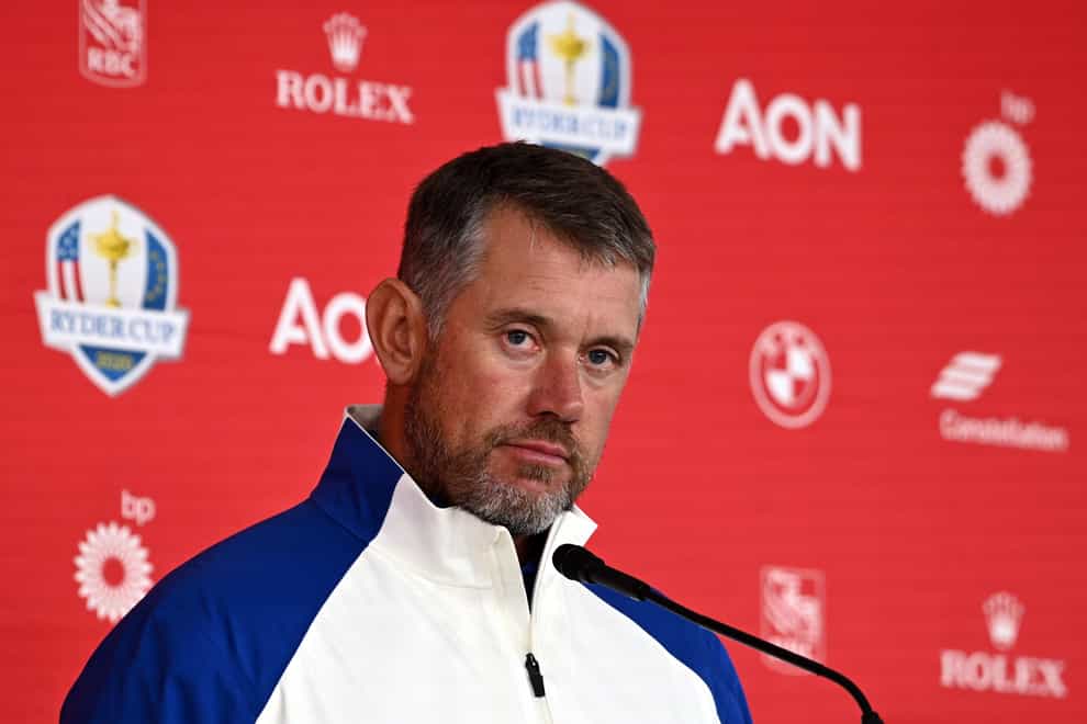 Lee Westwood has ruled himself out of the running to be Europe’s Ryder Cup captain in 2023 (Anthony Behar/PA)