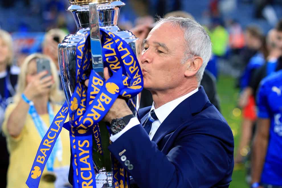 Claudio Ranieri won a shock Premier League title with Leicester (Nick Potts/PA)