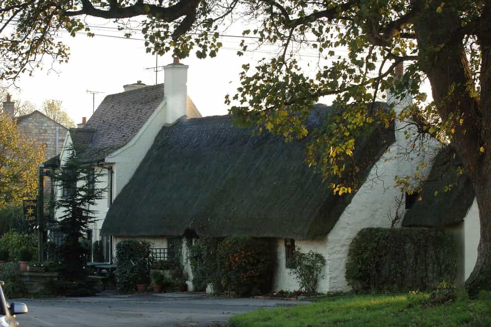 The Star Inn at Harome, before it was devastated by fire which police believe was started deliberately (John Giles/PA)