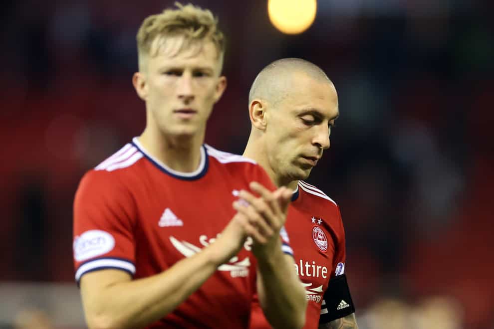 Ross McCrorie (left) is confident Aberdeen can improve their form (Steve Welsh/PA)