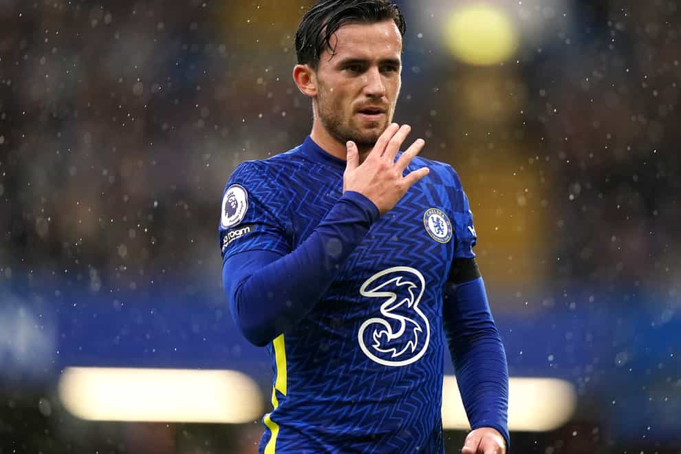 Ben Chilwell will miss Chelsea’s match against Manchester United due to a knee ligament injury (Tess Derry/PA Images).