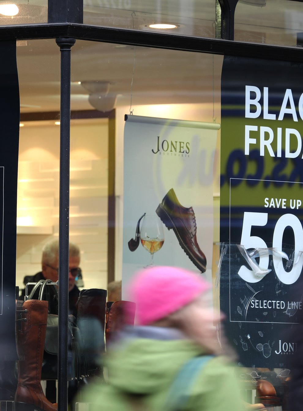 Shoppers are expected to spend £9 billion on Black Friday (Gareth Fuller/PA)