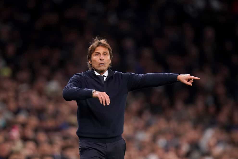 Antonio Conte takes Tottenham to Burnley this weekend (Adam Davy/PA)