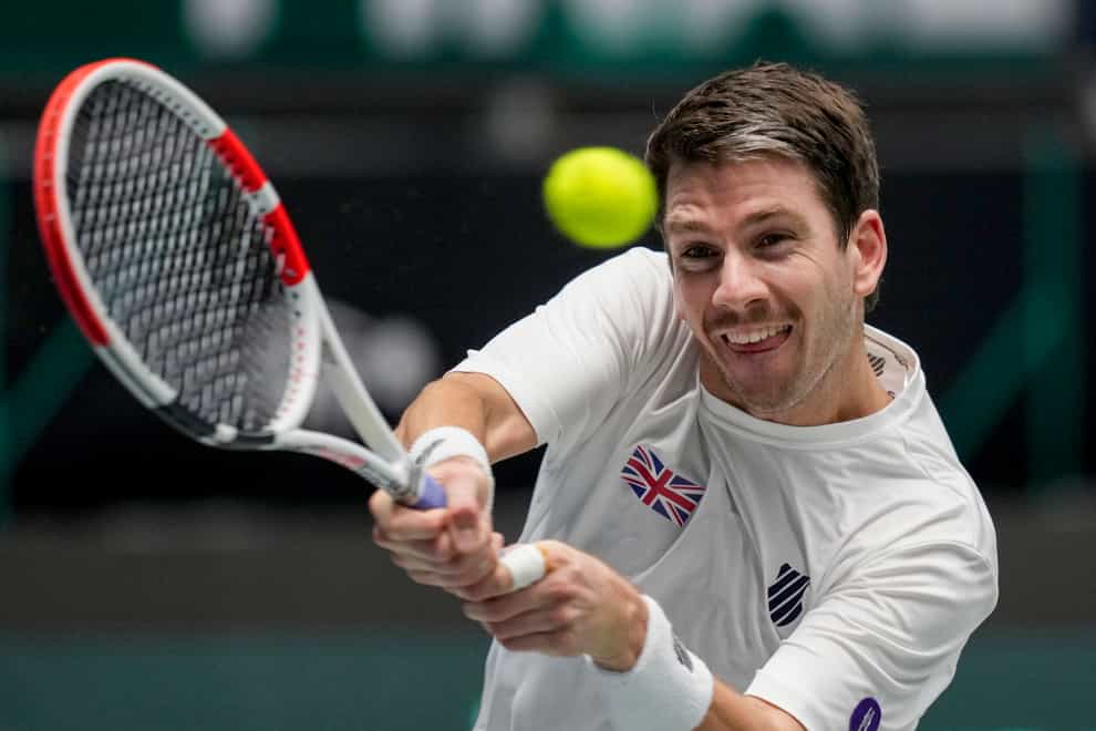 Cameron Norrie set the seal on Great Britain’s win over France (Michael Probst/AP)