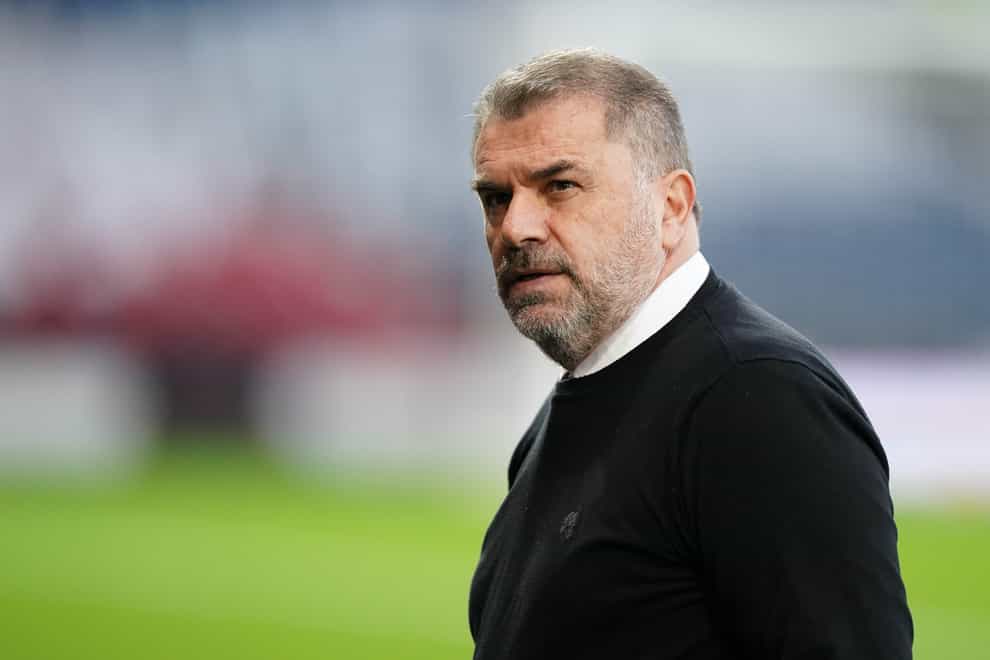 Celtic manager Ange Postecoglou could ring the changes against Aberdeen (PA)