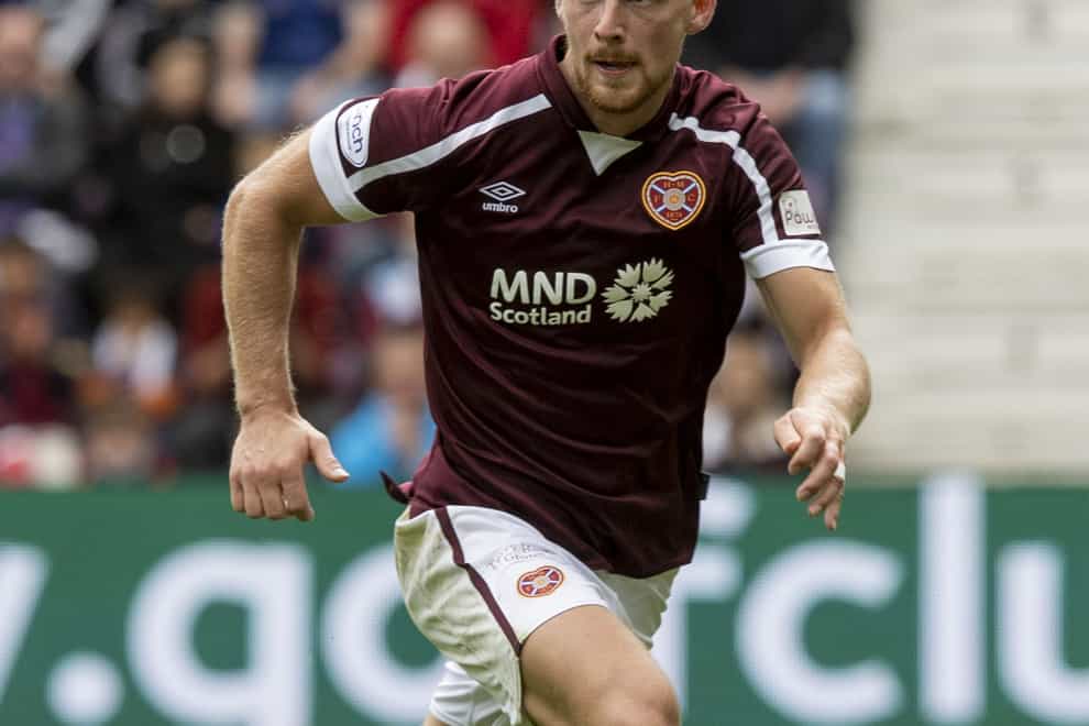 Stephen Kingsley scored a stunning goal for Hearts in the win over St Mirren (Jeff Holmes/PA)