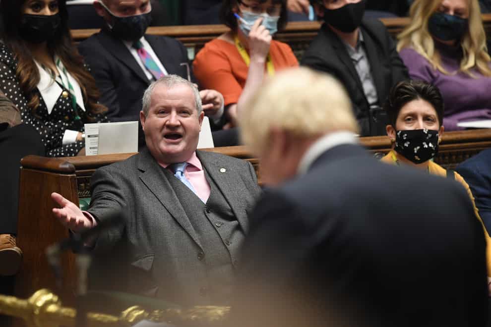 Ian Blackford will say Boris Johnson’s Government is ‘engulfed in sleaze, cronyism and corruption’ (UK Parliament/Jessica Taylor/PA)