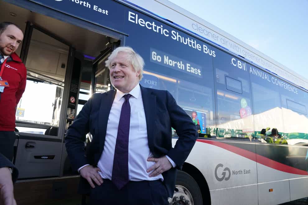Prime Minister Boris Johnson has been backed to lead the Tories into the next election (Owen Humphreys/PA)