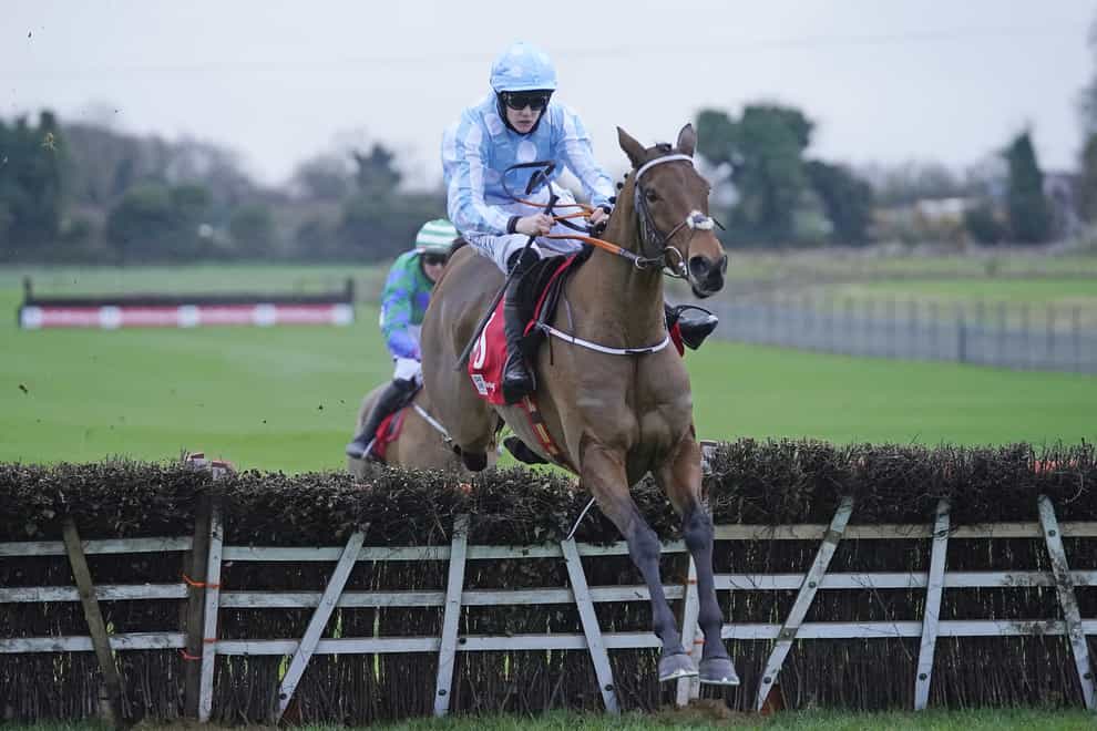 Honeysuckle jumps the last clear (Niall Carson/PA)