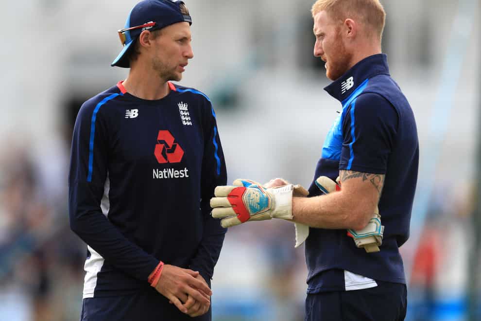 England captain Joe Root (left) has eased injury concerns about Ben Stokes (right) (Mike Egerton/PA)